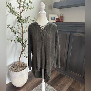 Women’s Oversized Sweater, Green, Medium but fits like an XL, Altar’d St…